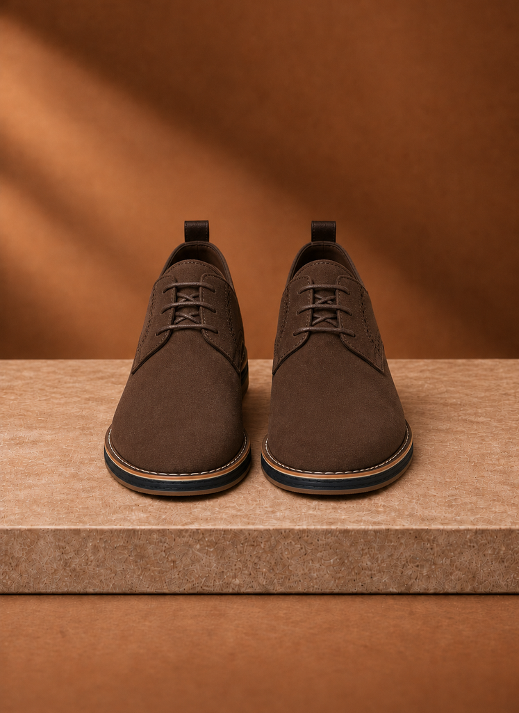 Men's Derby Dress Shoes - Lace-Up Dress Shoe Areleon