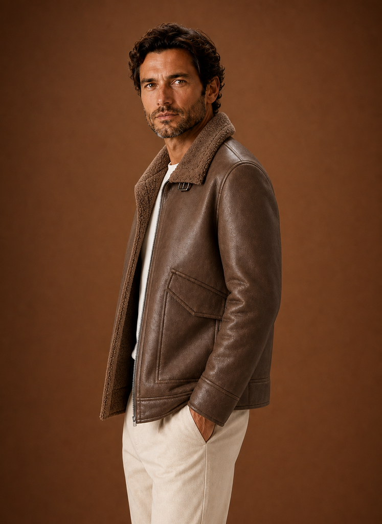 Men's Winter Coat - Thick Lined Overcoat | Areleon
