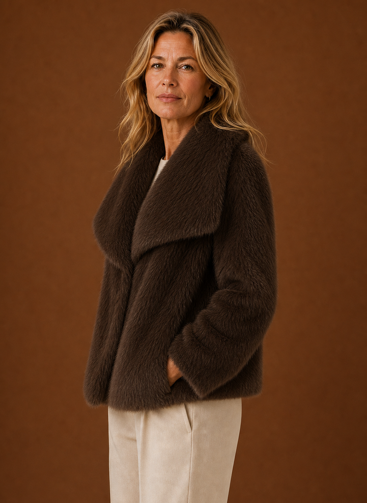 Women's Faux Fur Coat - Winter Jacket | Areleon