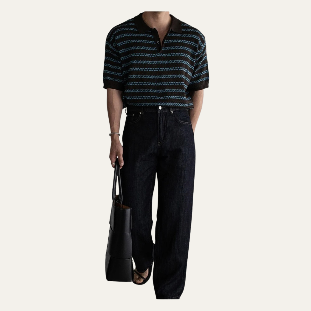 Brunello Strickpoloshirt