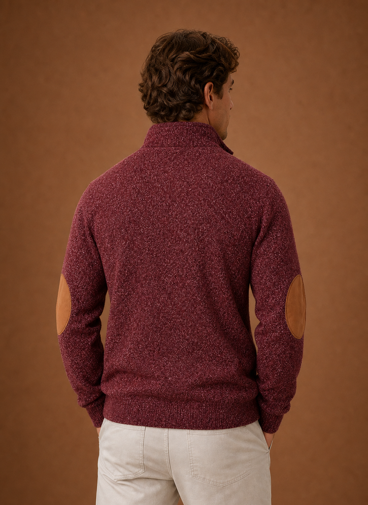 Men's Mock Neck Pullover Layering Sweater | Areleon