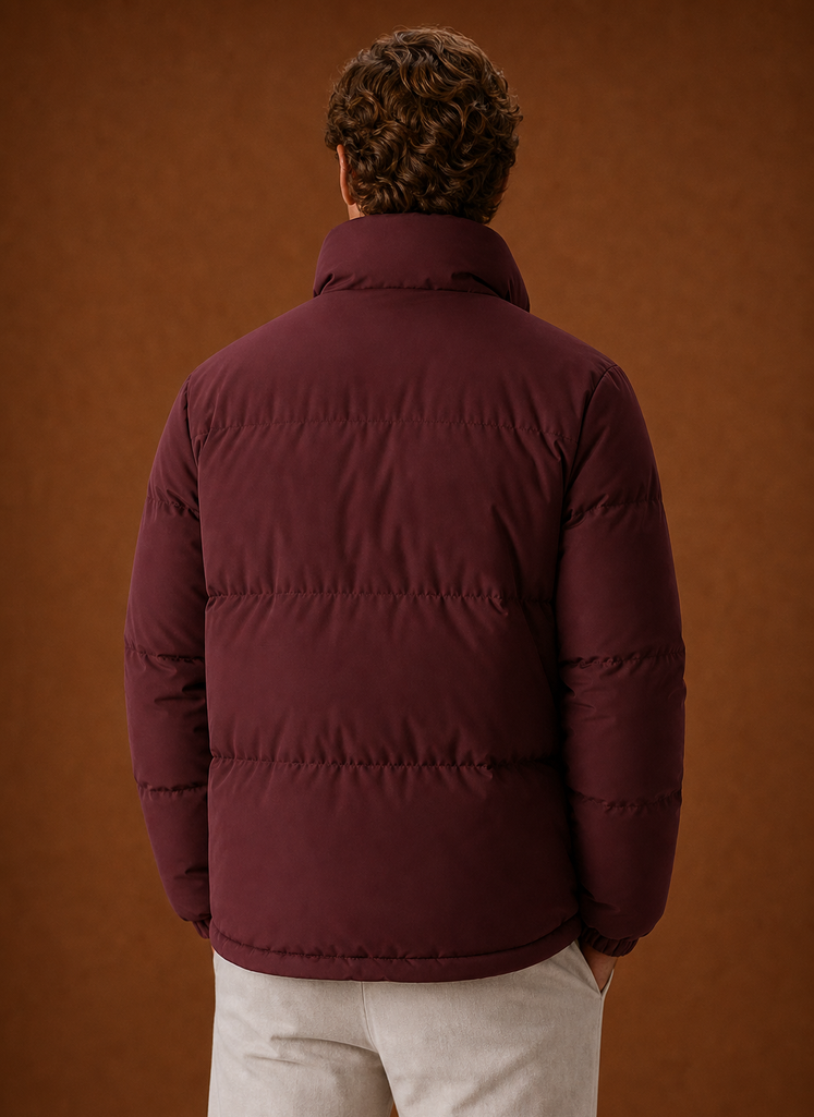 Men's Puffer Jacket - Oversized Fit Winter Coat | Areleon