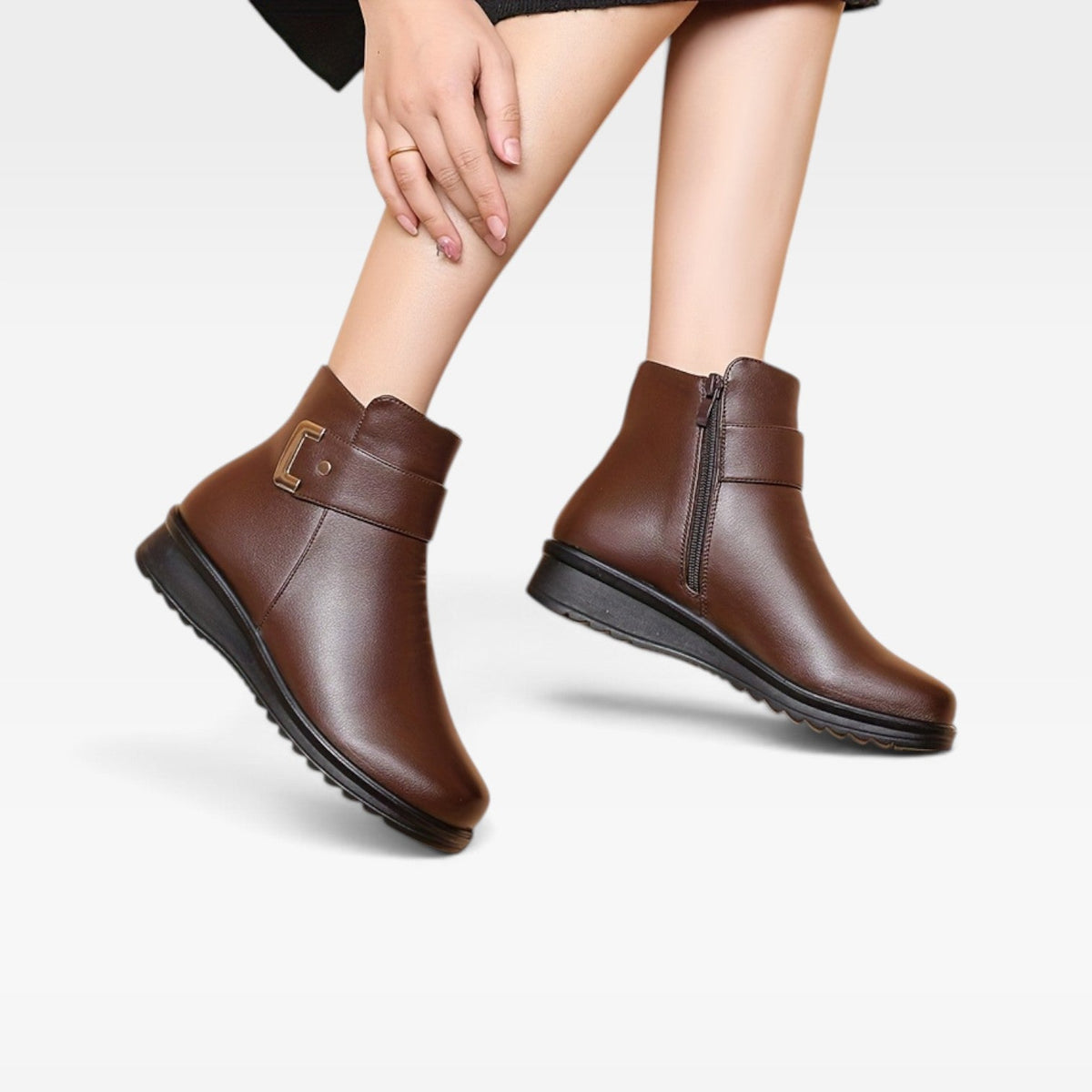 Women's Leather Orthopedic Ankle Boots