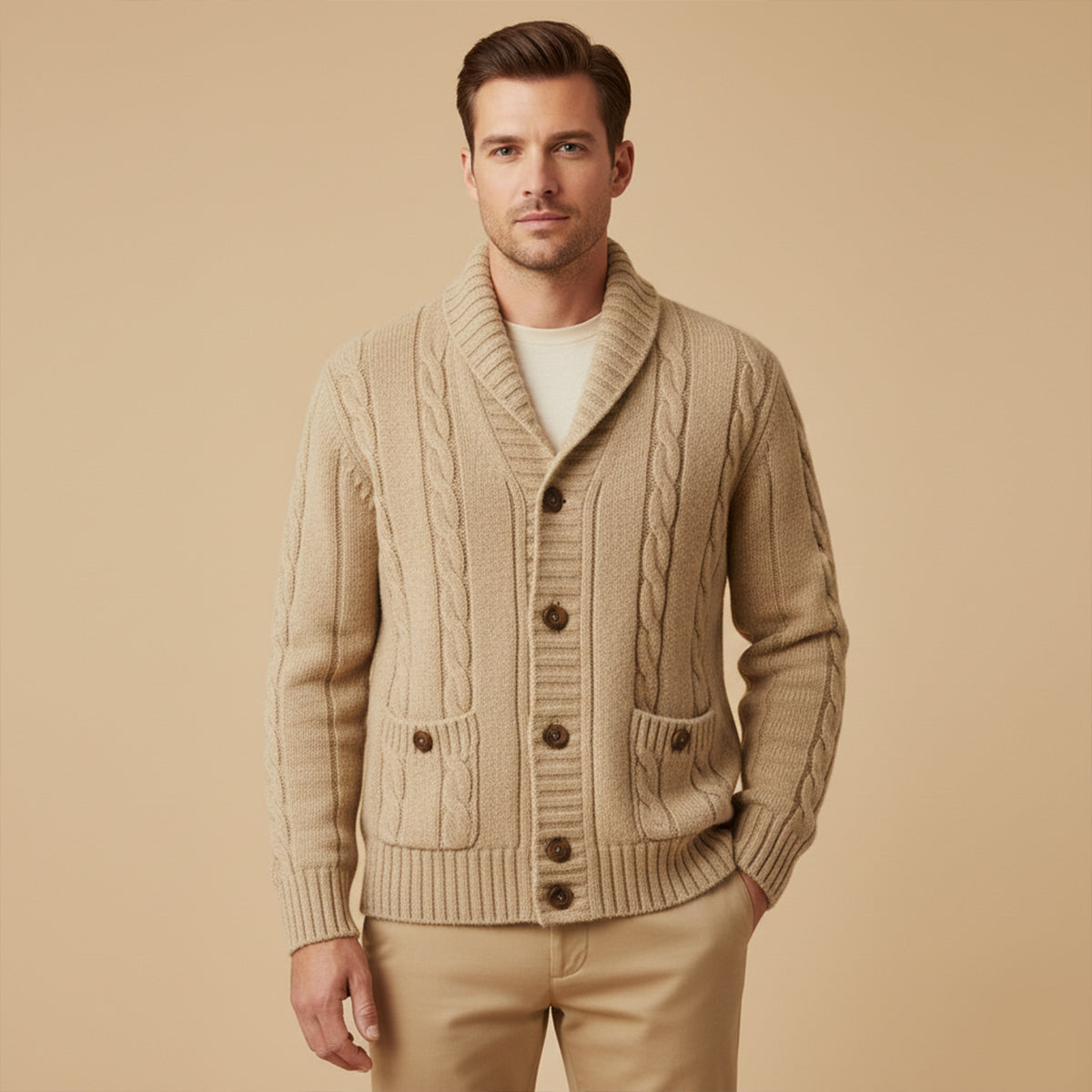 Carlton Wollstrickjacke