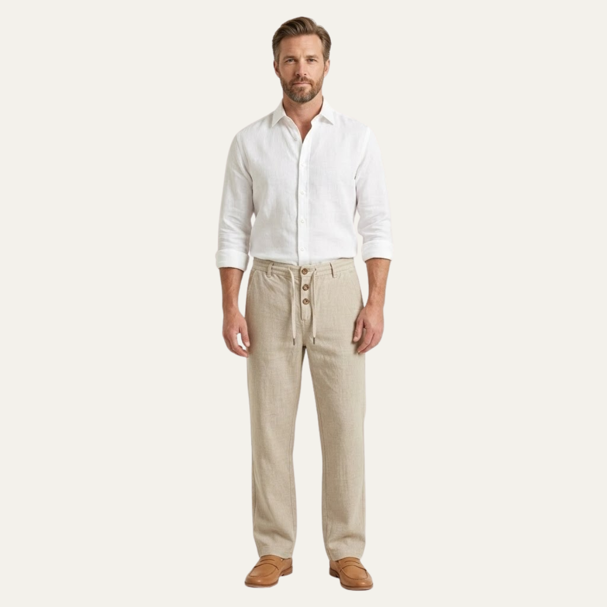Cedarwater Leinenhose Straight Leg