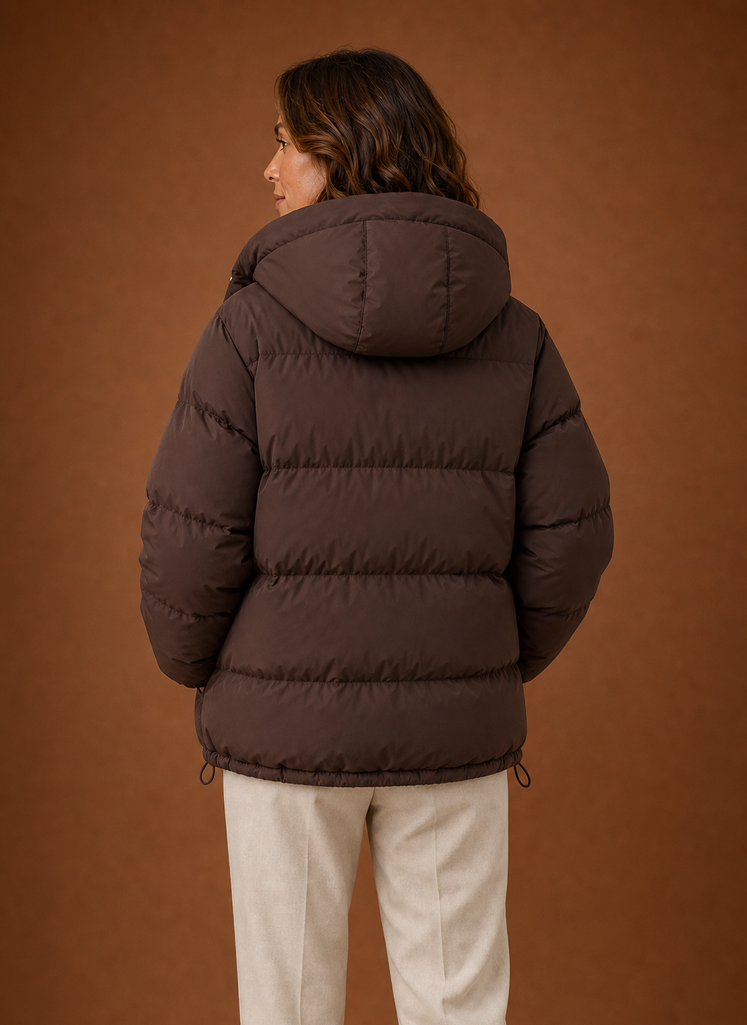Women's Warm Puffer Jacket - Oversized Winter Coat | Areleon