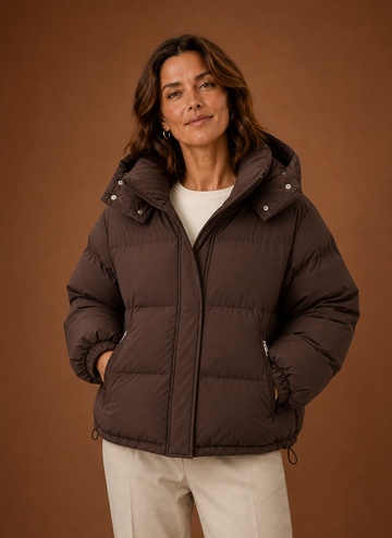 Women's Warm Puffer Jacket - Oversized Winter Coat | Areleon