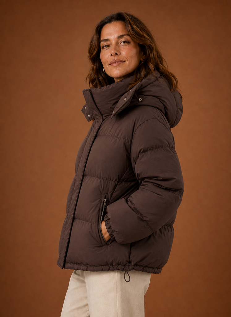 Women's Warm Puffer Jacket - Oversized Winter Coat | Areleon