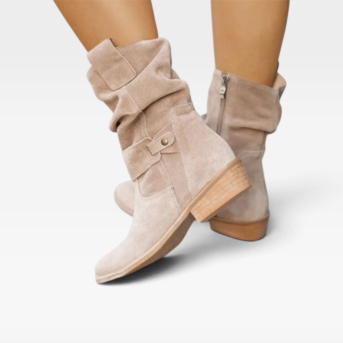 Women's Suede Comfort Ankle Boots