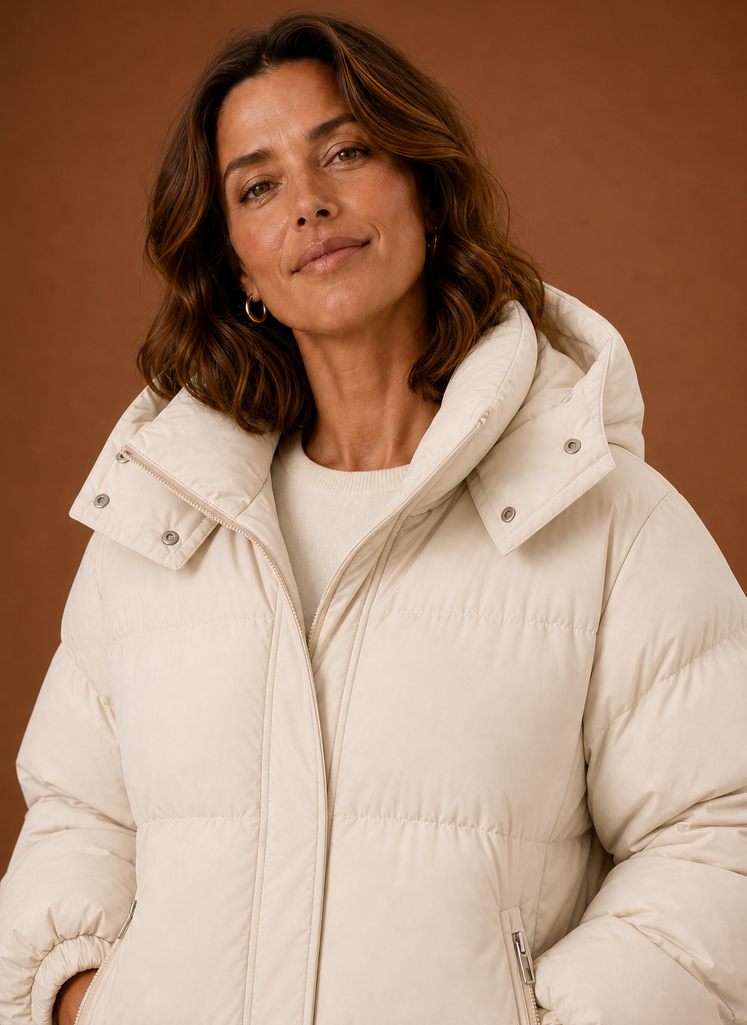 Women's Warm Puffer Jacket - Oversized Winter Coat | Areleon