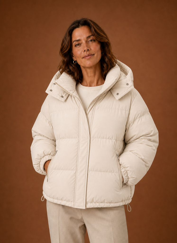 Women's Warm Puffer Jacket - Oversized Winter Coat | Areleon