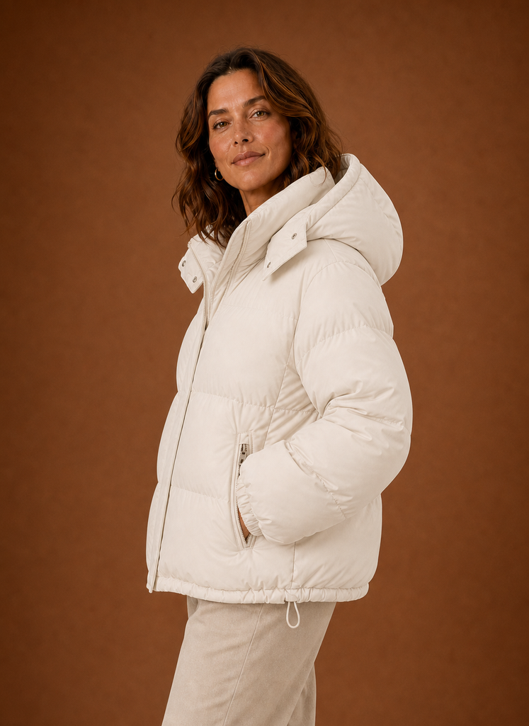Women's Warm Puffer Jacket - Oversized Winter Coat | Areleon