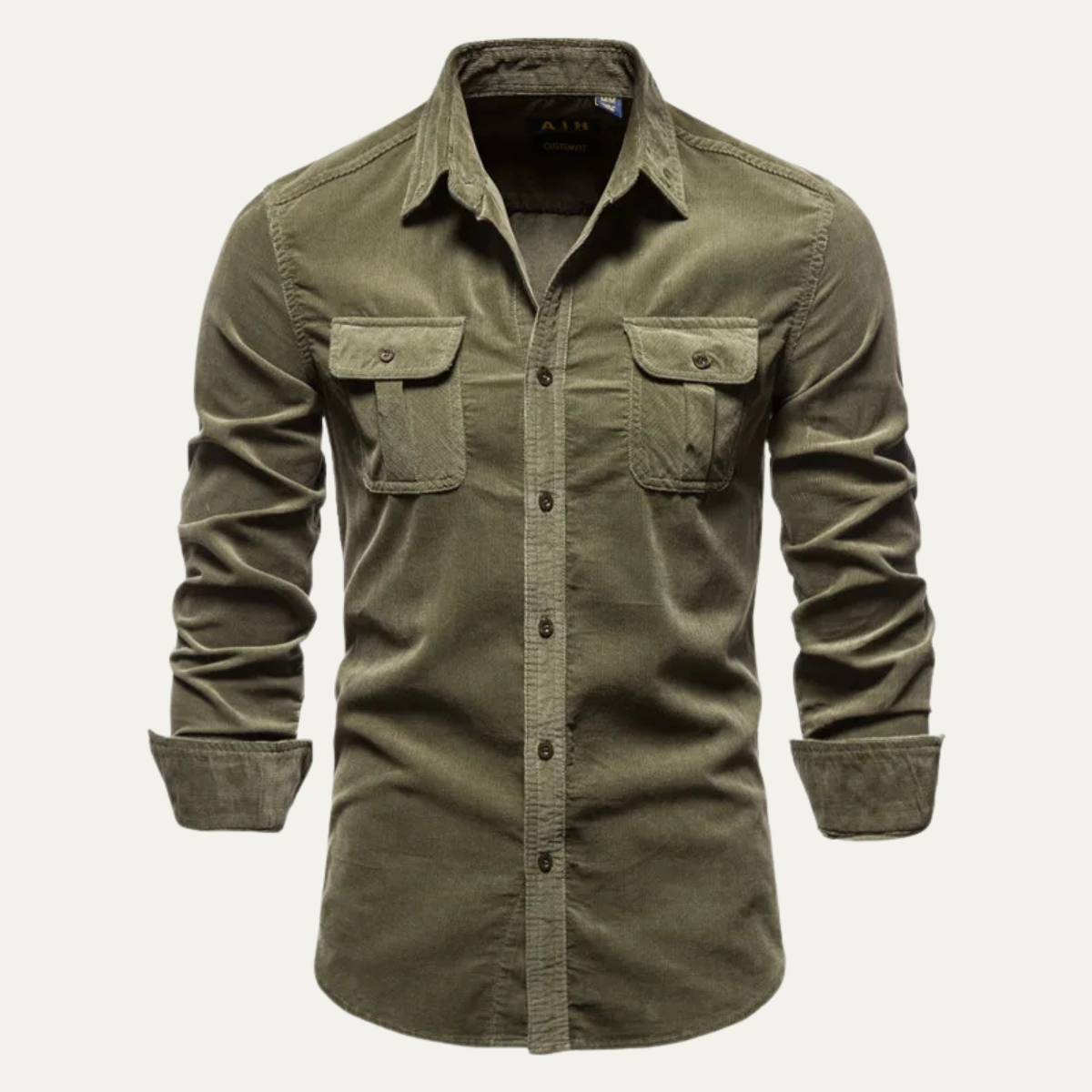 Crestbrook Cordhemd Slim Fit