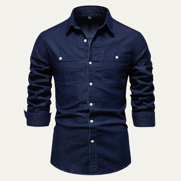 Crestfall Ridge Denimjeanshemd Slim Fit