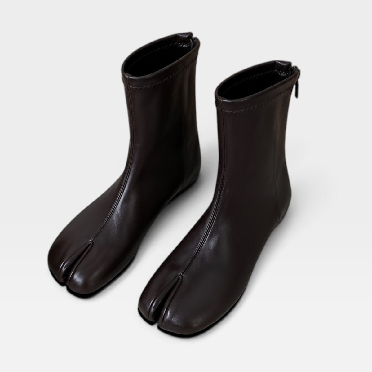 Women's Genuine Leather Split-Toe Boots