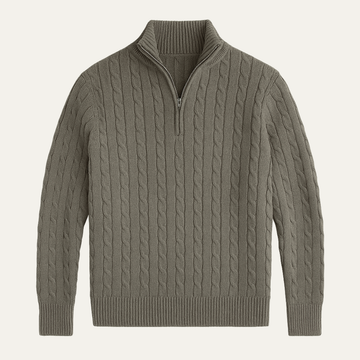 Dalton Strick-Half-Zip-Pullover