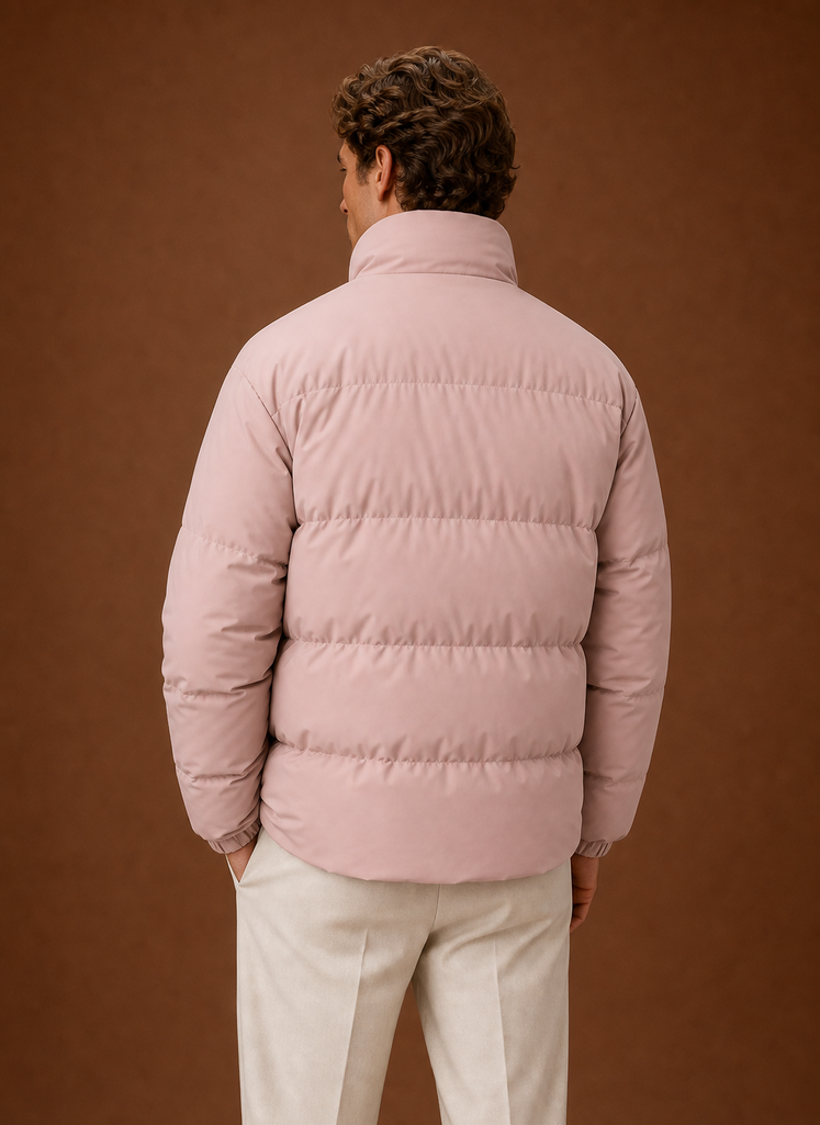 Men's Puffer Jacket - Quilted Winter Coat | Areleon