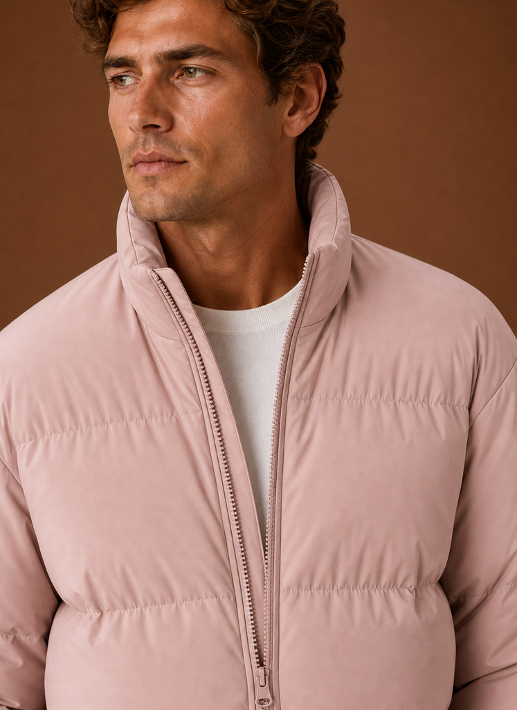 Men's Puffer Jacket - Quilted Winter Coat | Areleon