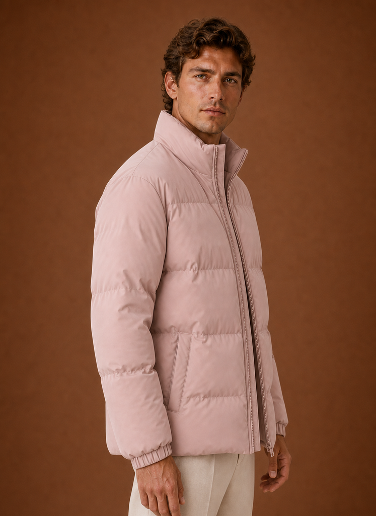 Men's Puffer Jacket - Quilted Winter Coat | Areleon