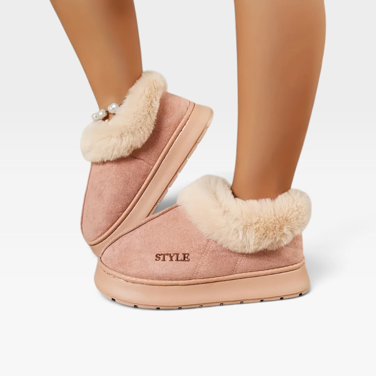 Women's Warm Suede Fur Lined Boots