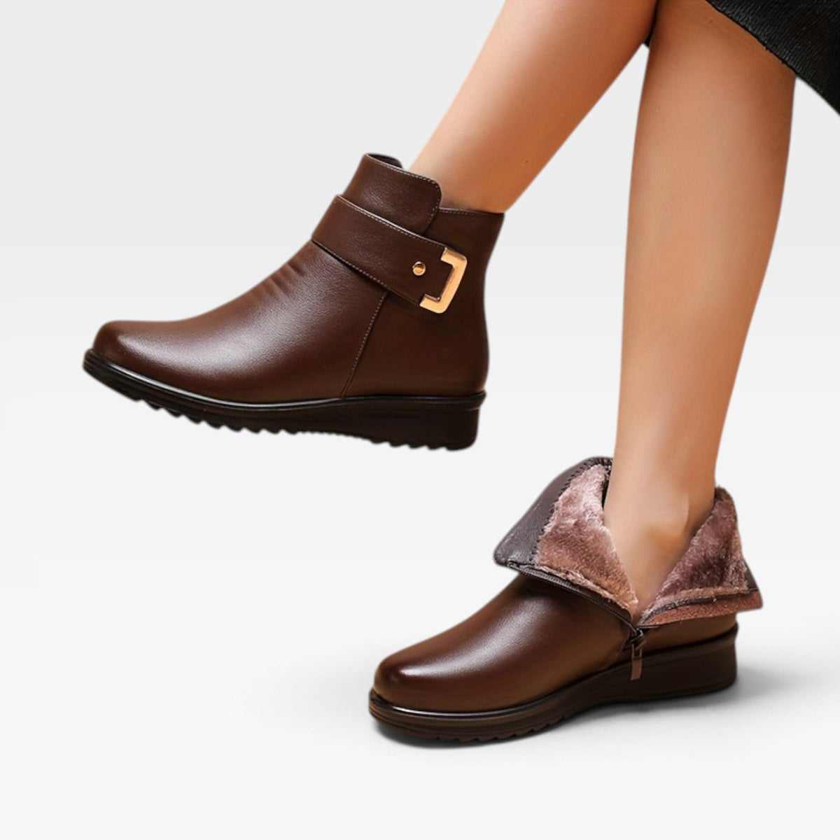 Women's Leather Orthopedic Ankle Boots