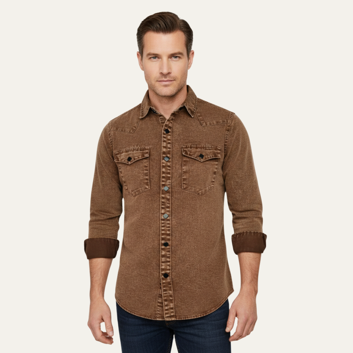 Foxhaven Denimjeanshemd