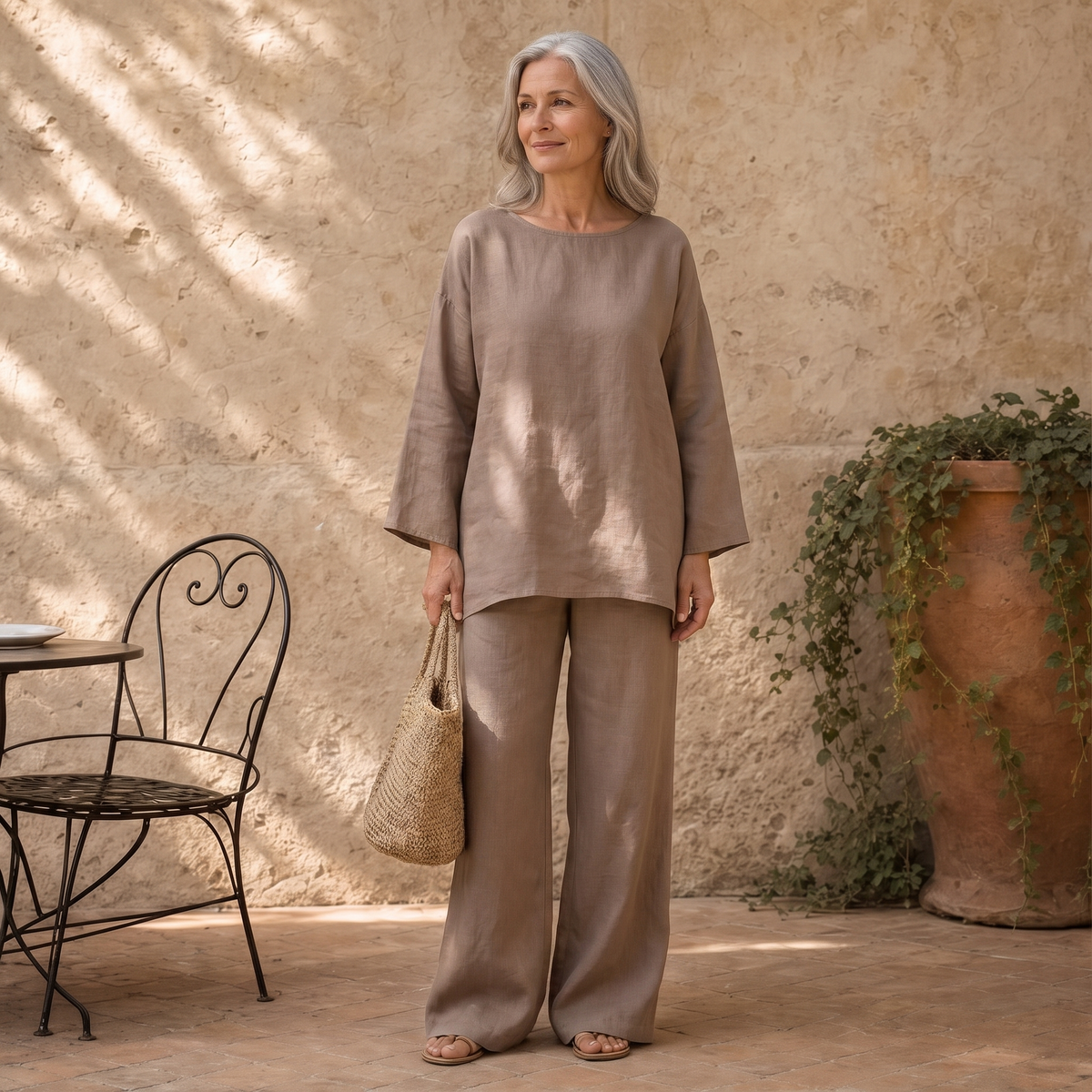 Relaxed Two-Piece Set