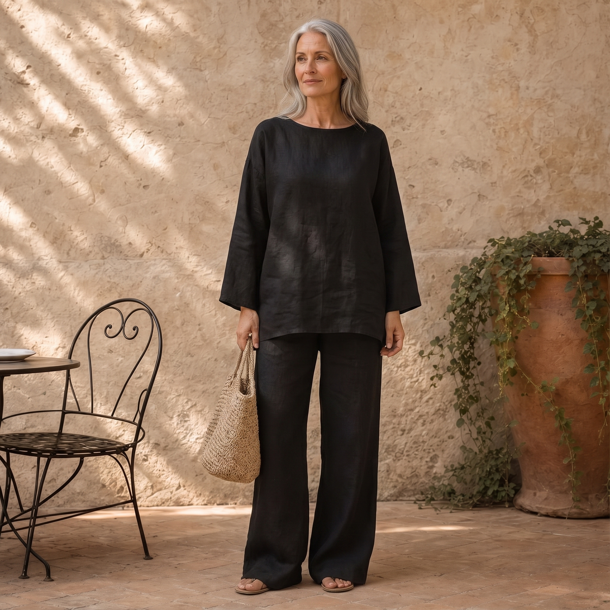 Relaxed Two-Piece Set