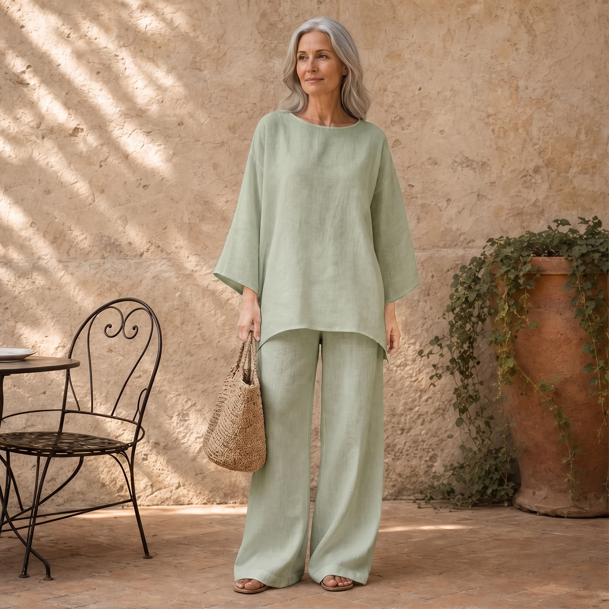 Relaxed Two-Piece Set