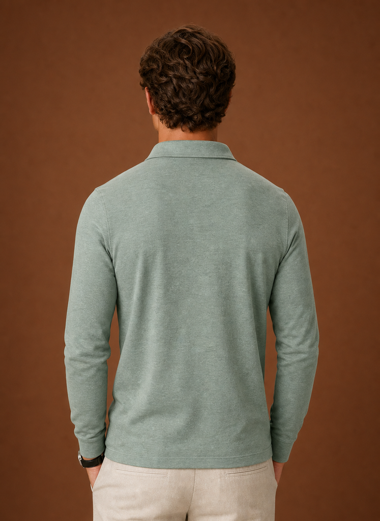 Men's Polo Shirt - Short Sleeve Button-Placket Golf Shirt | Areleon