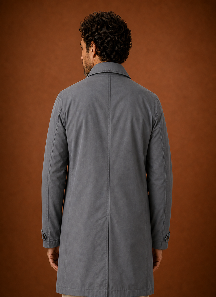 Men's Classic Trench Coat Lightweight Water-Resistant Jacket | Areleon