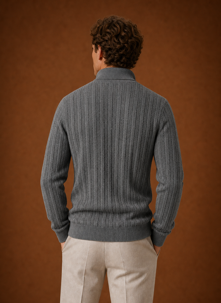 Men's Knit Cardigan - Button Front Sweater | Areleon