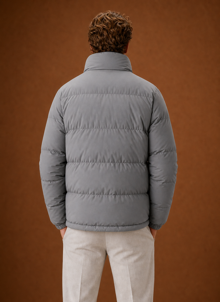 Men's Puffer Jacket - Oversized Fit Winter Coat | Areleon