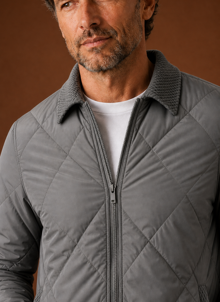Men's Bomber Jacket - Zip-Up Casual Jacket | Areleon