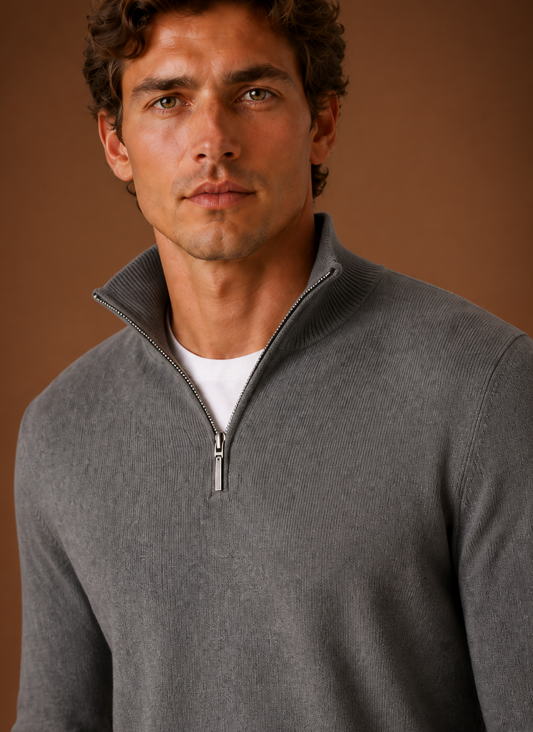 Men’s Quarter Zip Sweater | Areleon