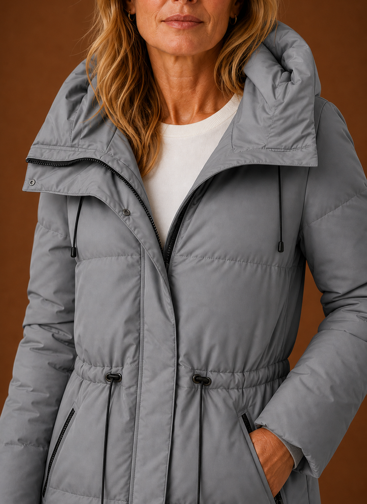 Women's Quilted Puffer Jacket - Warm Winter Parka | Areleon