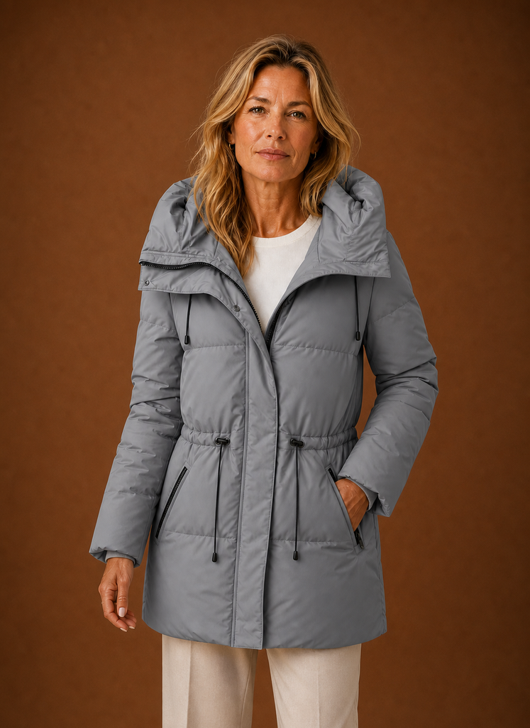 Women's Quilted Puffer Jacket - Warm Winter Parka | Areleon
