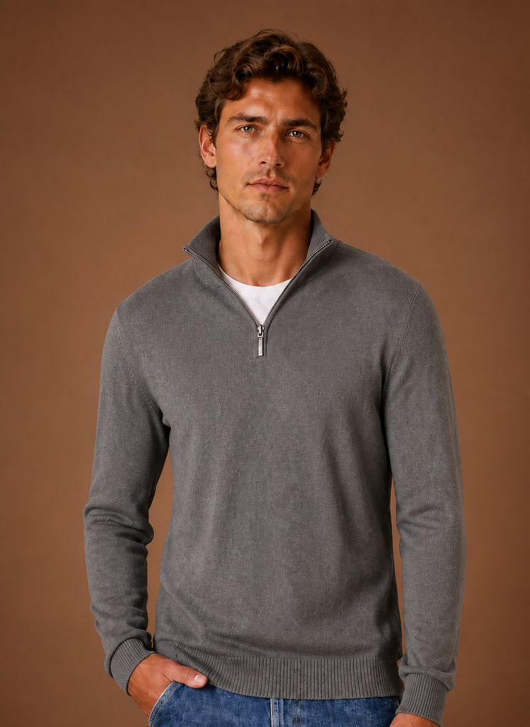 Men’s Quarter Zip Sweater | Areleon