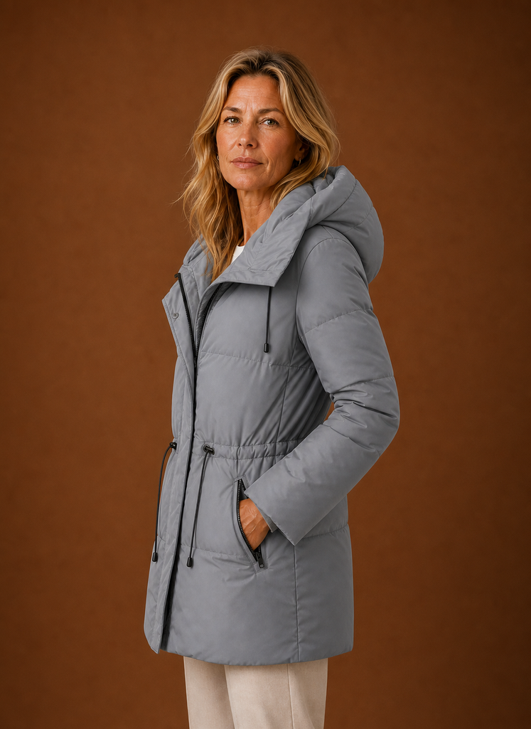 Women's Quilted Puffer Jacket - Warm Winter Parka | Areleon