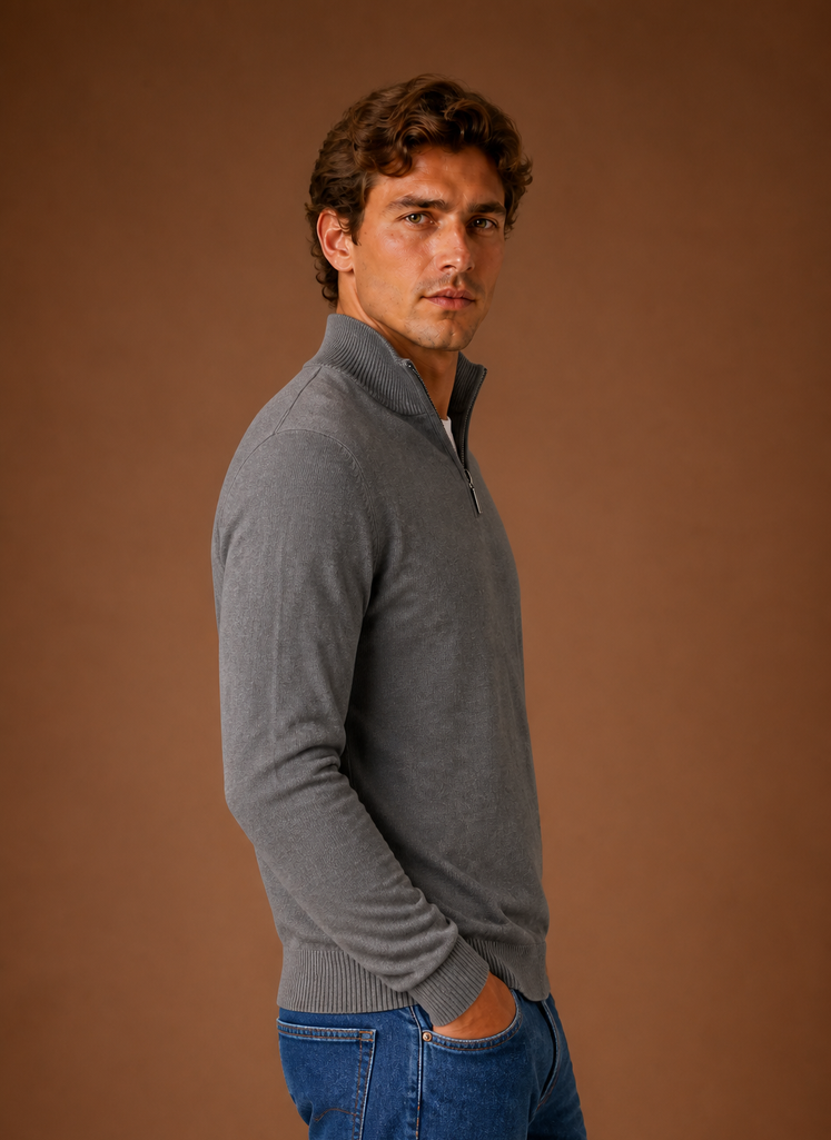 Men’s Quarter Zip Sweater | Areleon