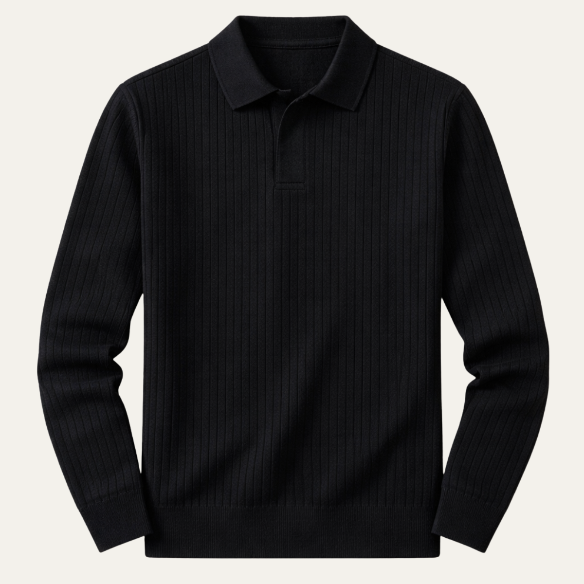 Ironcrest Hill Strickpoloshirt Langarm