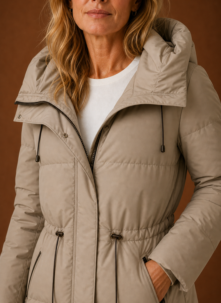 Women's Quilted Puffer Jacket - Warm Winter Parka | Areleon