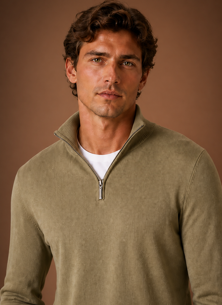 Men’s Quarter Zip Sweater | Areleon