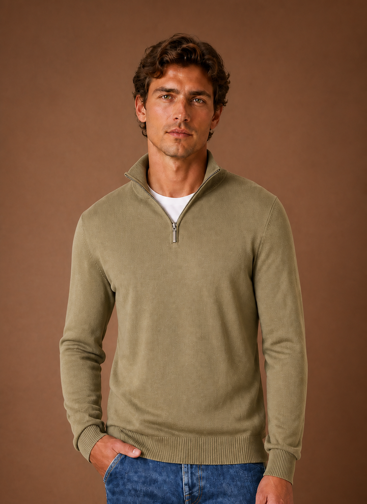 Men’s Quarter Zip Sweater | Areleon
