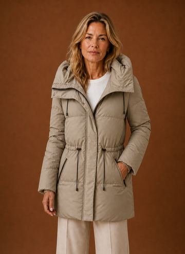Women's Quilted Puffer Jacket - Warm Winter Parka | Areleon