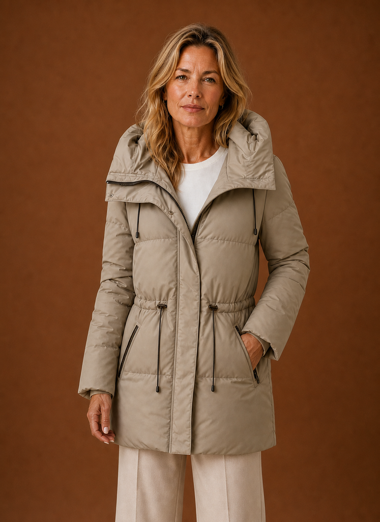 Women's Quilted Puffer Jacket - Warm Winter Parka | Areleon