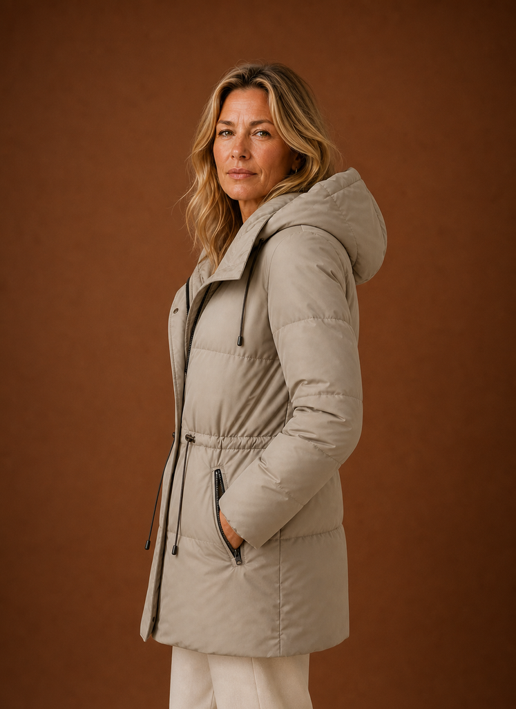 Women's Quilted Puffer Jacket - Warm Winter Parka | Areleon