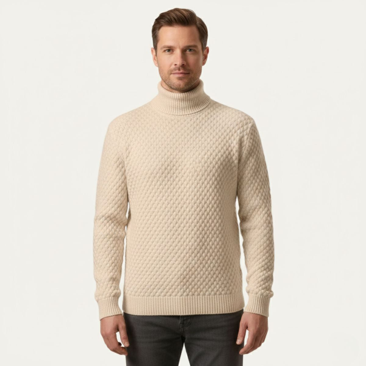 Lavagna Wollrollkragenpullover