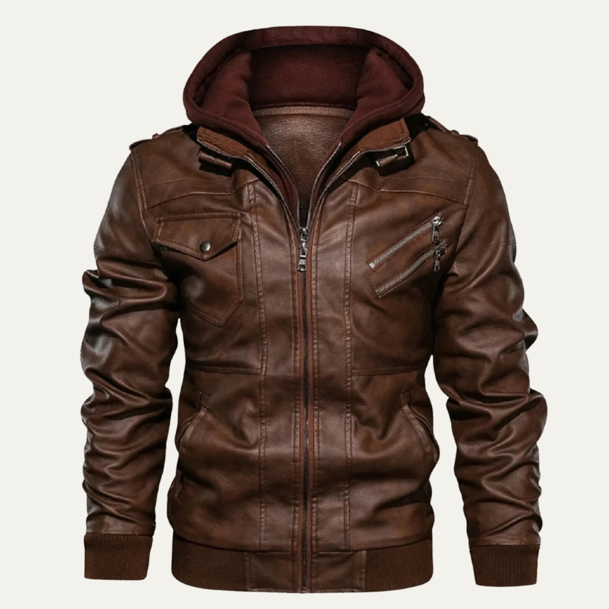 Lederjacke