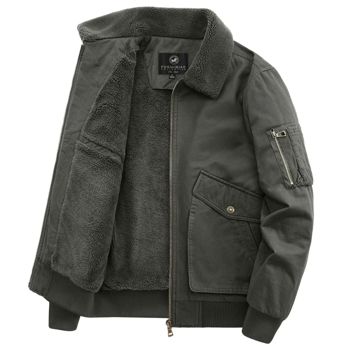 Leeds Fleece Bomberjacke
